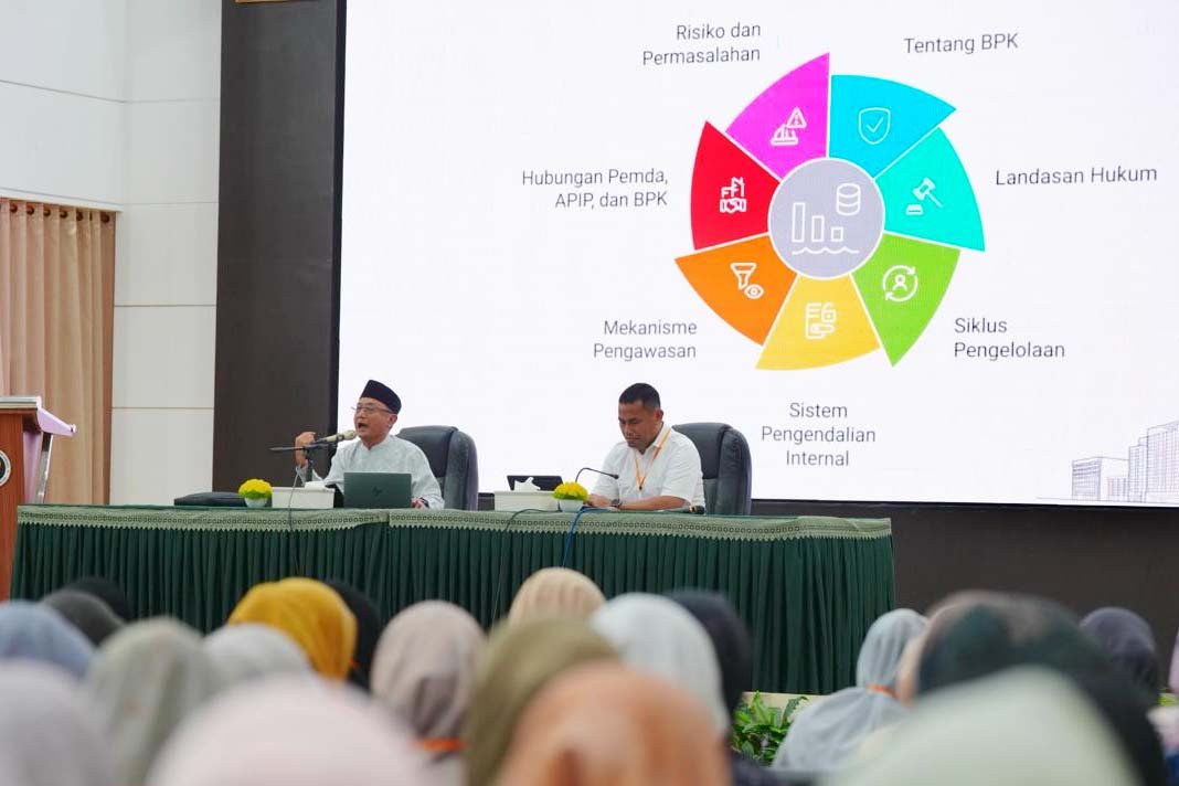 direktur pengelolaan pemeriksaan vi bpk thomas ipoeng menjadi narasumber di makassar