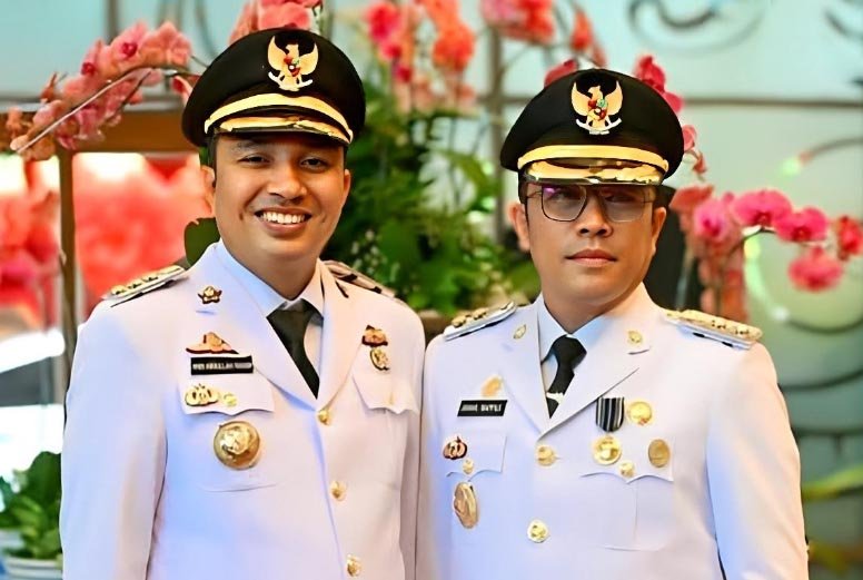 bupati luwu utara andi abdullah rahim menyampaikan capaian pertumbuhan ekonomi di luwu utara 2025