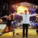 bupati bantaeng m fathul fauzy nurdin menghadiri penutupan festival ramadan bangkit vol 2 di lapangan seruni bantaeng dengan atraksi api