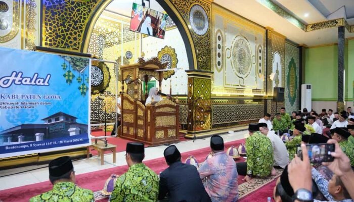 Halalbihalal DMI Gowa, Bupati Ingatkan Warga Tak Mudah Terpengaruh Isu