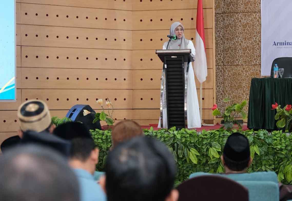 Bupati Gowa Sitti Husniah Talenrang hadir di acara ICATT Makassar program Ayo Mengaji