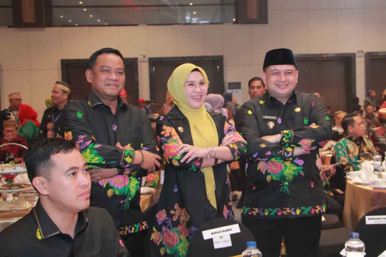 bupati luwu patahudding menghadiri pembukaan psbm xxvi 2026 di makassar