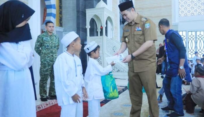 Bupati Pangkep Yusran Lalogau Hadiri Yatim Ramadan Fest Bersama 200 Anak