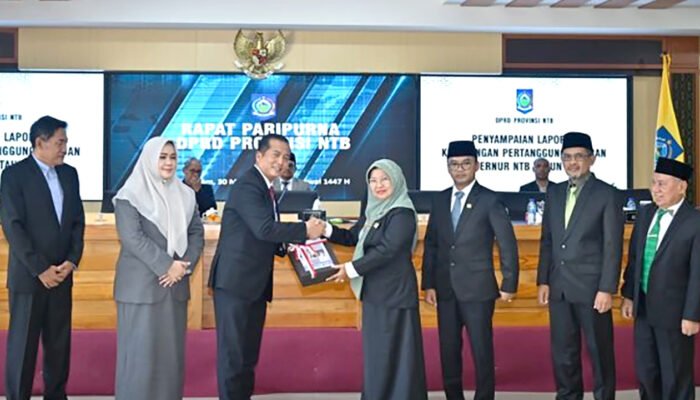 DPRD NTB Gelar Paripurna LKPJ Gubernur, Pertumbuhan Ekonomi 8,33 Persen