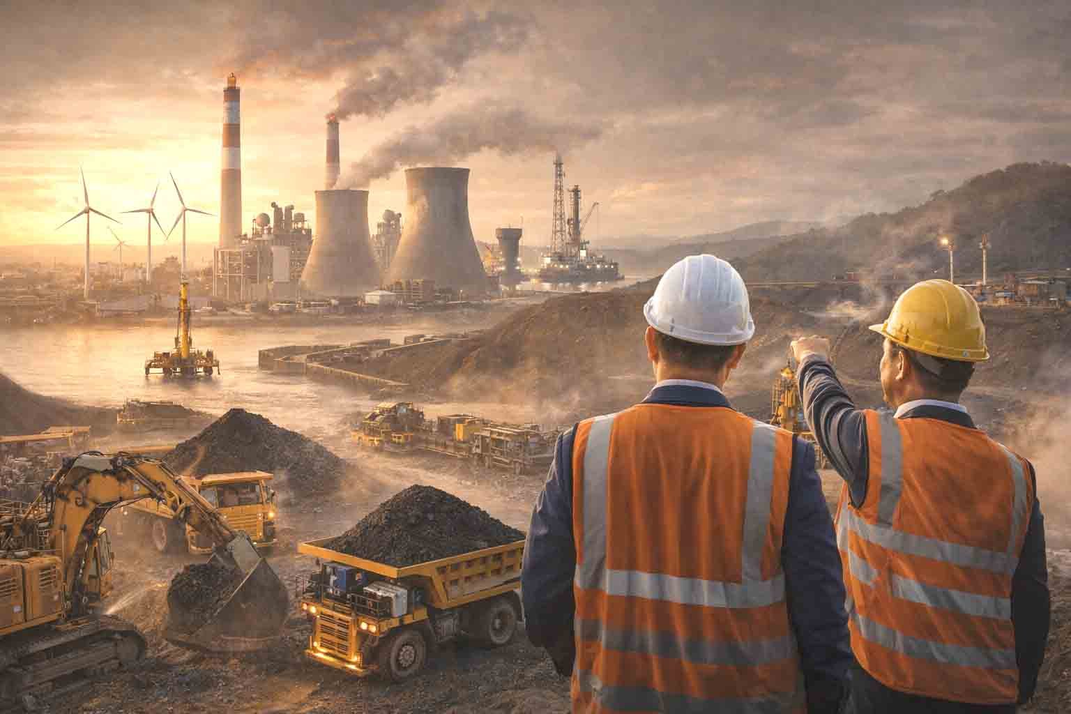 aktivitas industri dan pengolahan sumber daya alam untuk hilirisasi dan ketahanan energi nasional