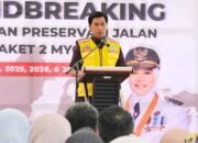 kadis dbmbk sulsel andi ihsan menjelaskan penanganan kerusakan jalan hertasning di makassar