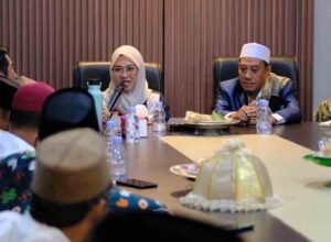 bupati gowa sitti husniah talenrang menghadiri silaturahmi bersama muhammadiyah di pusdam gowa