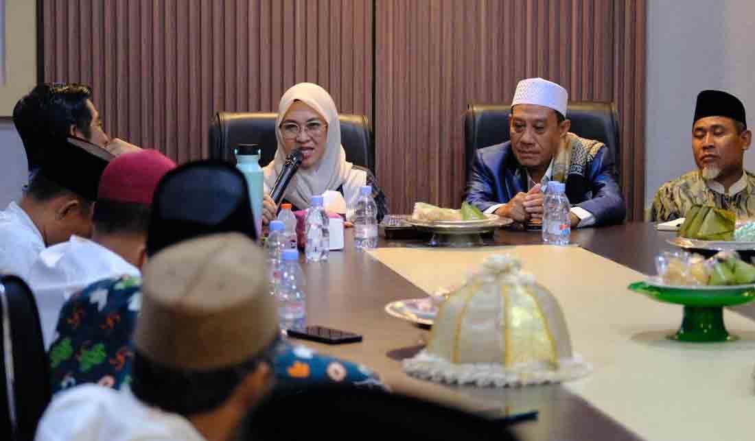 bupati gowa sitti husniah talenrang menghadiri silaturahmi bersama muhammadiyah di pusdam gowa