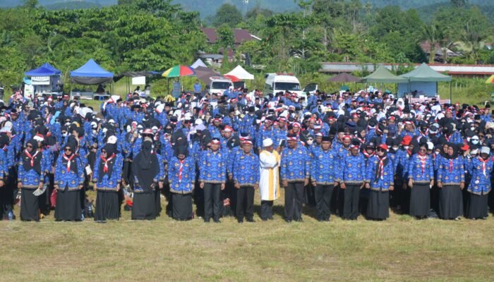 ribuan asn pppk mengikuti kegiatan bersama di kabupaten luwu utara tahun 2026