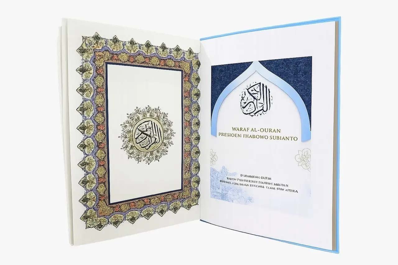 mushaf al-quran wakaf presiden prabowo subianto untuk korban bencana sumatera