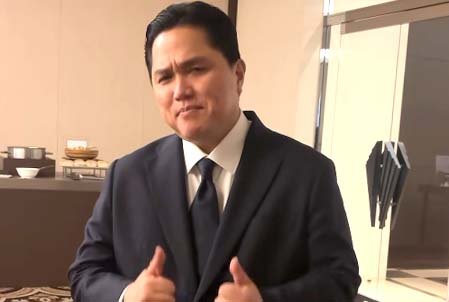 menteri pemuda dan olahraga erick thohir menyampaikan penyaluran bonus atlet asean para games di jakarta