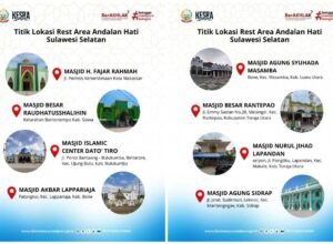 daftar lokasi rest area andalan hati pemprov sulawesi selatan di jalur mudik lebaran 2026