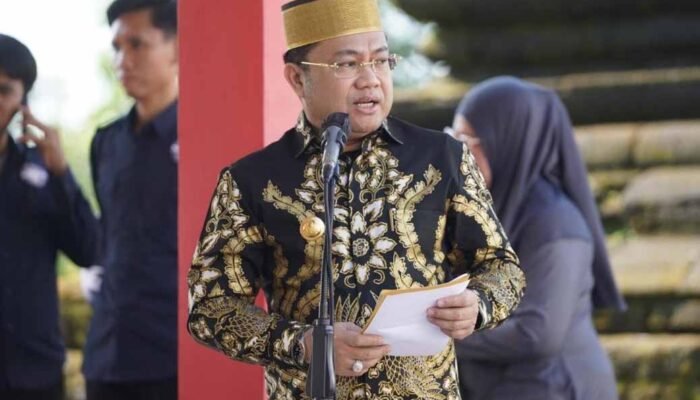 wakil bupati gowa menerima wakil bupati bone ziarah makam arung palakka di katangka