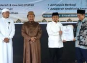 wali kota parepare tasming hamid menerima andalusia award di parepare minggu 8 maret 2026