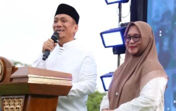 bupati irwan bachri syam menyampaikan refleksi satu tahun kepemimpinan di malili