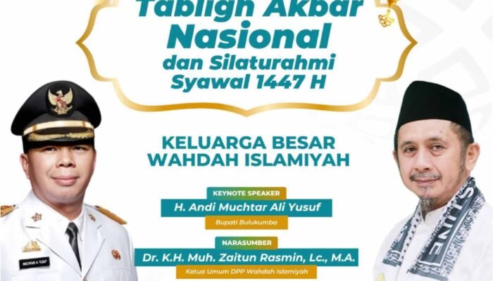 Catat, Tabligh Akbar Nasional Wahdah Islamiyah Digelar 5 April di Bulukumba