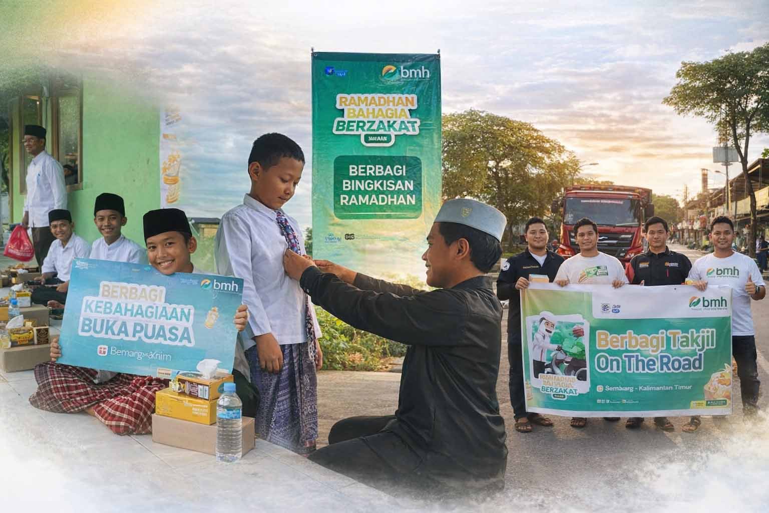 baitul maal hidayatullah menyalurkan bantuan program ramadan di berbagai daerah
