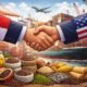 ilustrasi perdagangan Indonesia Amerika tarif nol persen ekspor impor