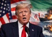 presiden amerika serikat donald trump menyampaikan pernyataan operasi militer terhadap iran