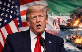 presiden amerika serikat donald trump menyampaikan pernyataan operasi militer terhadap iran
