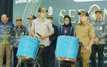 wali kota parepare tasming hamid membuka kegiatan serambi bank indonesia di islamic center parepare