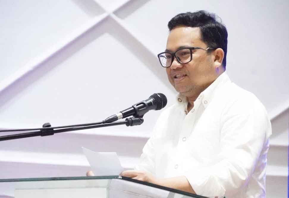 Wakil Bupati Gowa Darmawansyah Muin membuka Mubes IKA SPENSAB Makassar