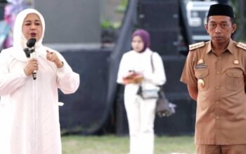 wakil gubernur sulawesi selatan fatmawati rusdi menghadiri yatim fest bersama bupati sidrap syaharuddin alrif di rms land panca rijang sidrap