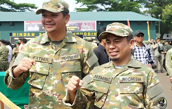 wali kota parepare tasming hamid menghadiri pembukaan latsarmil komcad di gowa