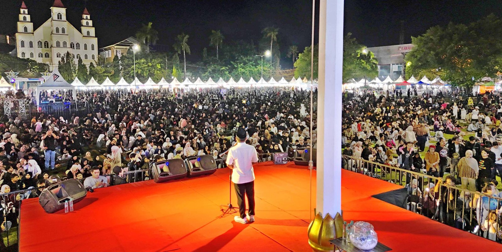 wali kota parepare tasming hamid menutup ramadhan fair vol 5 di lapangan andi makkasau parepare