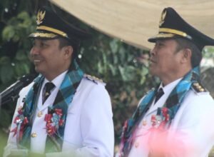 Pemkab Luwu Utara Catat Pertumbuhan Ekonomi 6,17 Persen Tahun 2026 bupati dan wakil bupati luwu utara menyampaikan capaian pertumbuhan ekonomi daerah di masamba