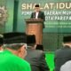 wakil wali kota parepare hermanto melaksanakan salat idul fitri di lapangan andi makkasau parepare
