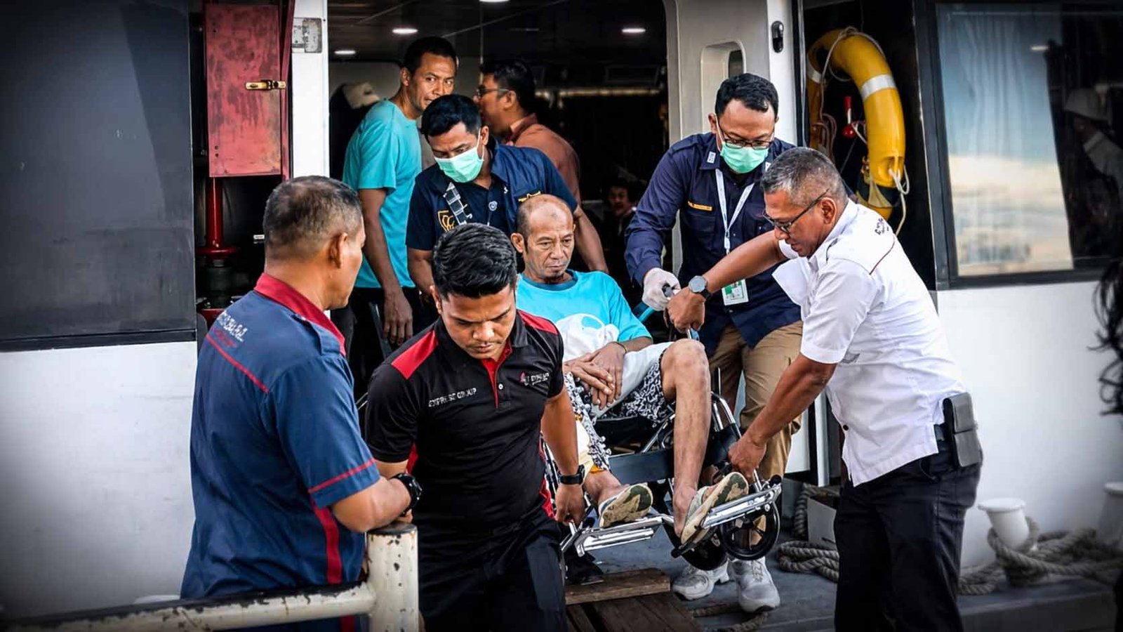 pmi dideportasi malaysia dumai dievakuasi dalam kondisi sakit