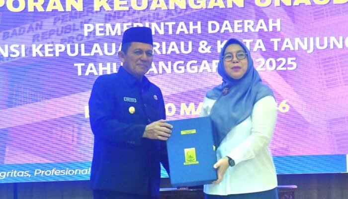 Ansar Ahmad Serahkan Laporan Keuangan 2025 ke BPK, Tegaskan Transparansi Kepri