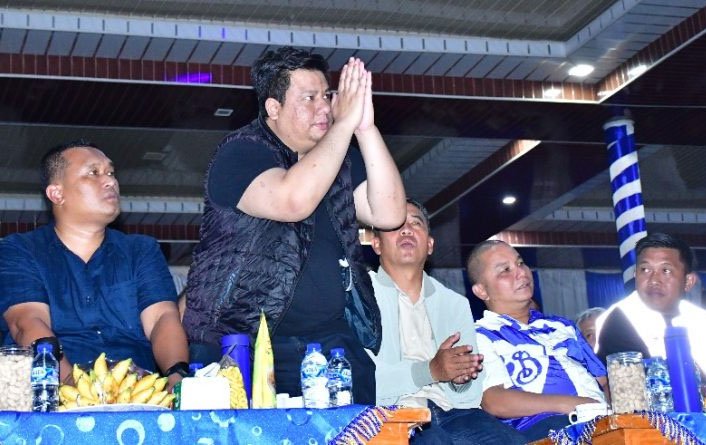 bupati samosir hadiri hut sibolga ke 326 di sibolga