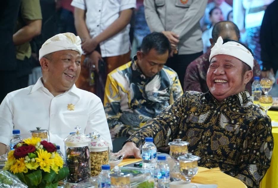 gubernur sumatera selatan herman deru menghadiri dharma santi nyepi 2026