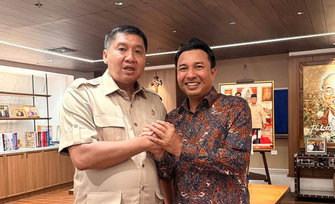 bupati luwu utara melakukan audiensi dengan menteri perumahan rakyat terkait program bedah rumah di jakarta pusat senin 6 april 2026