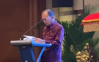 gubernur bali wayan koster berbicara di forum energi apex 2026 kuta