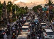 kemacetan parah di ubud bali kendaraan padat wisata 2026