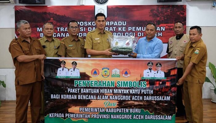 Bantuan untuk Korban Bencana Aceh Terus Berdatangan, Pulau Buru Kirim Ribuan Minyak Kayu Putih