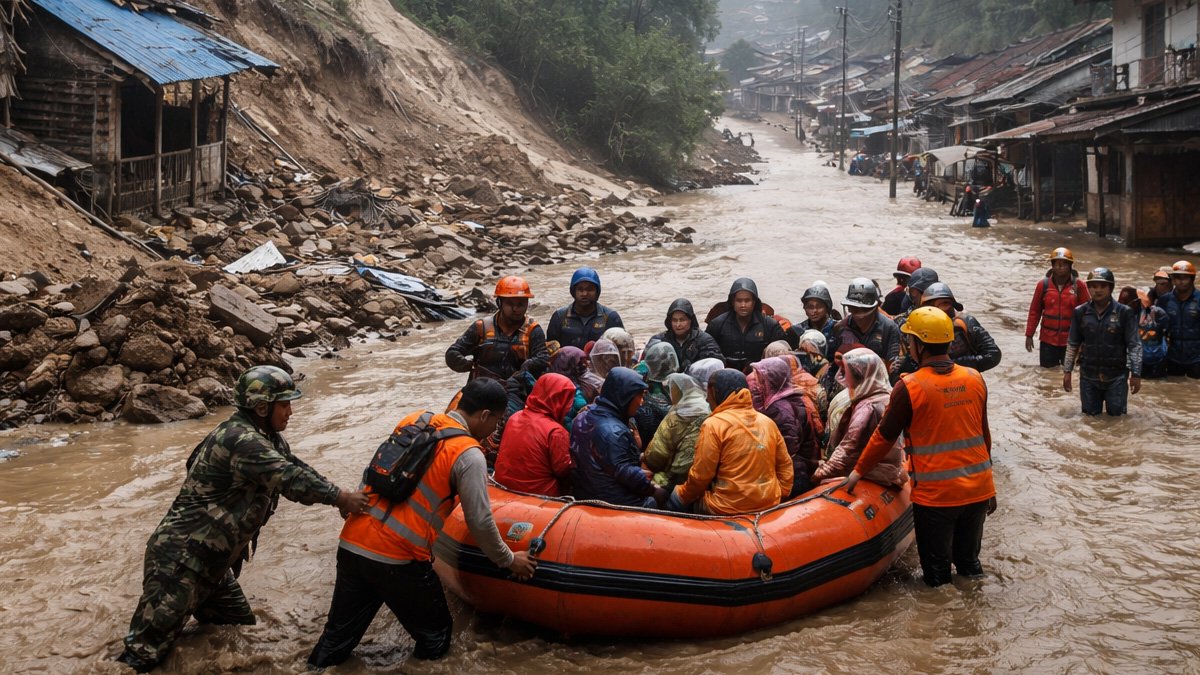dampak bencana banjir dan longsor di indonesia tahun 2026