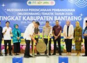 bupati bantaeng m fathul fauzy nurdin membuka musrenbang tematik di gedung balai kartini