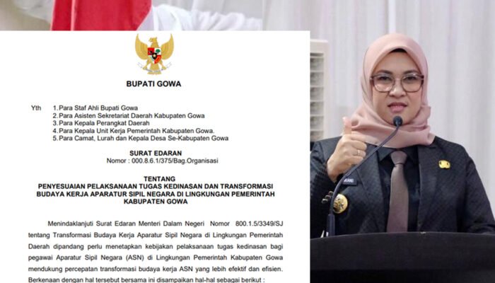 ASN Gowa WFH Tiap Jumat, Hanya 50 Persen yang Boleh Masuk