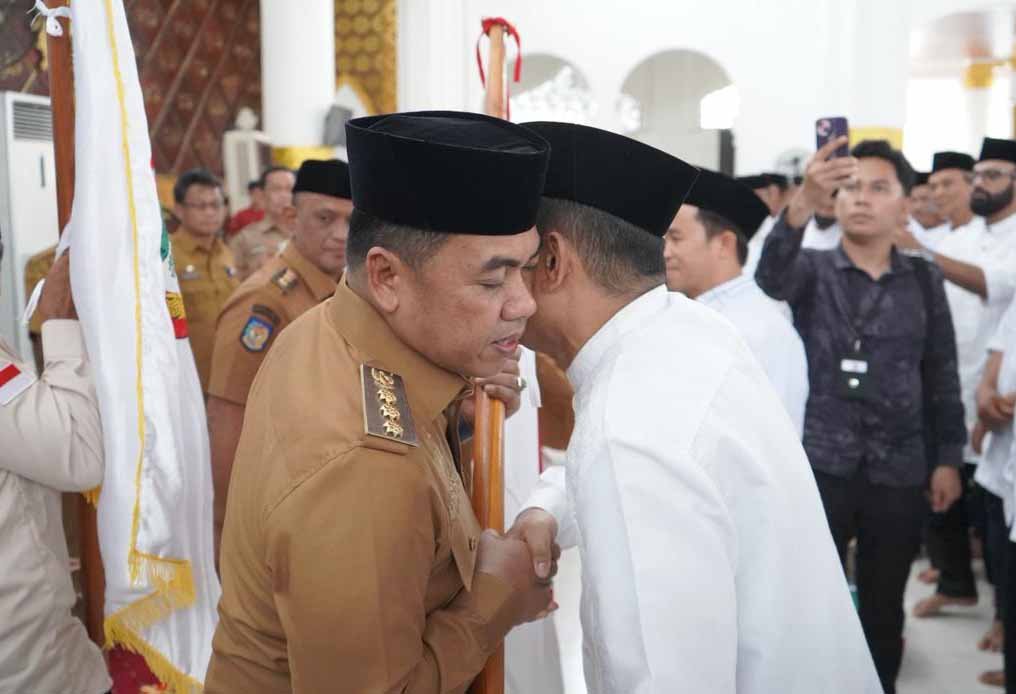 bupati wajo andi rosman lepas calon jemaah haji 2026 di sengkang