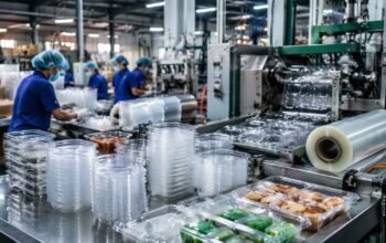 aktivitas produksi kemasan plastik untuk umkm makanan dan minuman