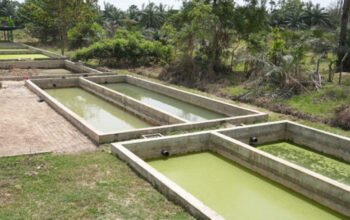 instalasi pengolahan lumpur tinja iplt di sumatera yang dipulihkan setelah bencana