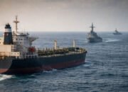 kapal kargo iran disita di selat hormuz dengan pengawasan militer