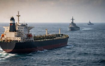 kapal kargo iran disita di selat hormuz dengan pengawasan militer