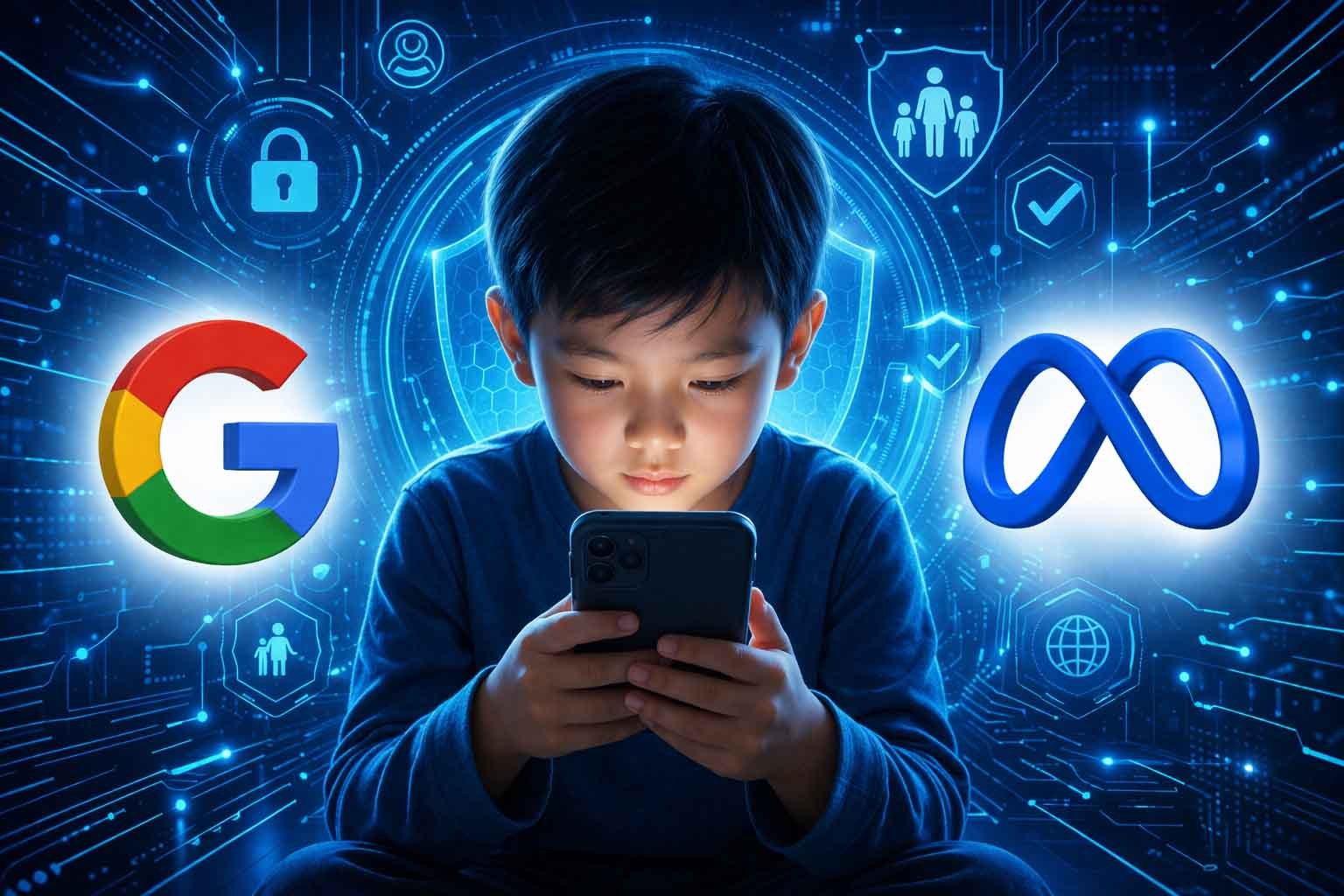 kemkomdigi google meta sanksi pelindungan anak digital