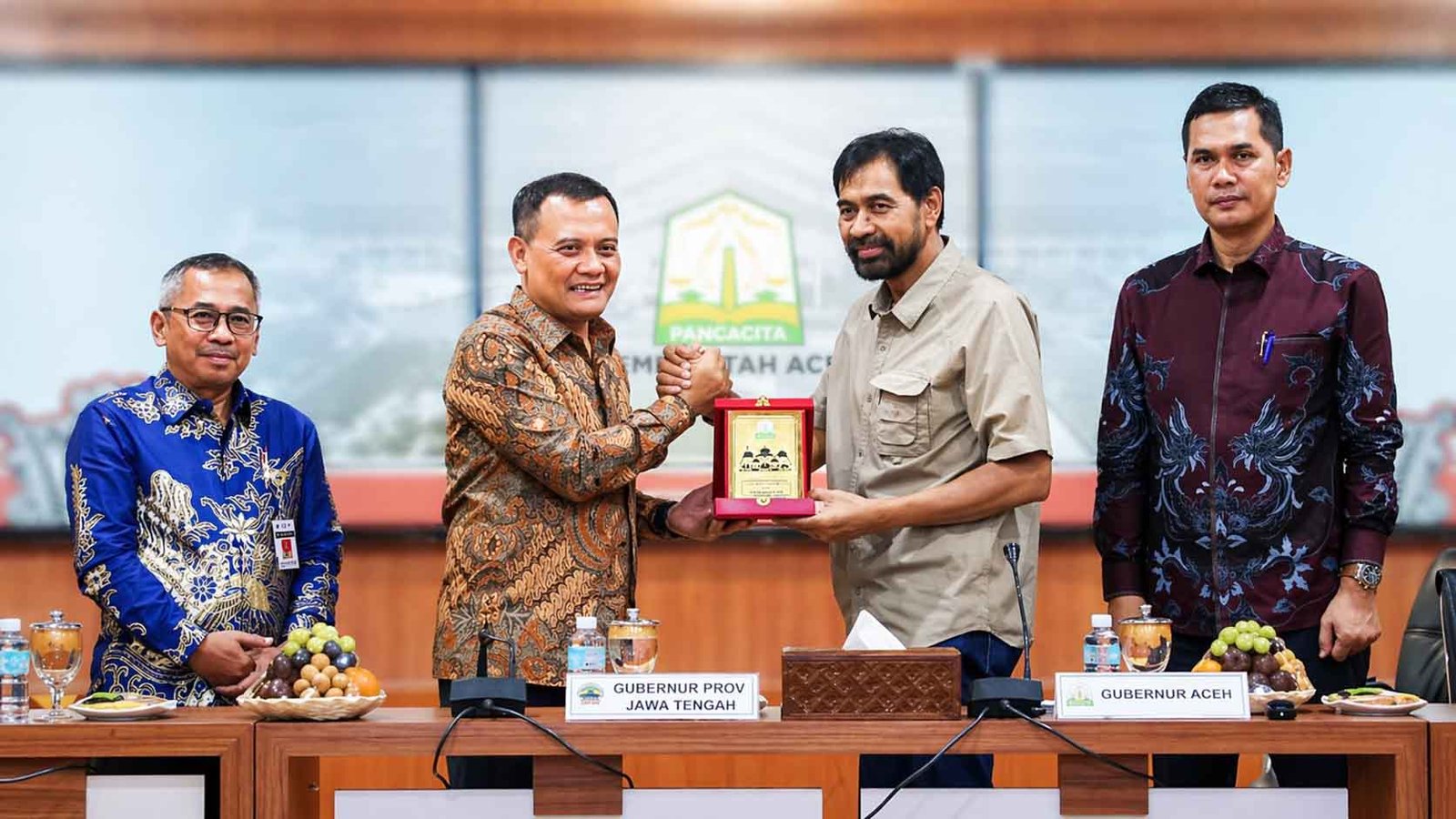 penandatanganan kerja sama jateng aceh di banda aceh