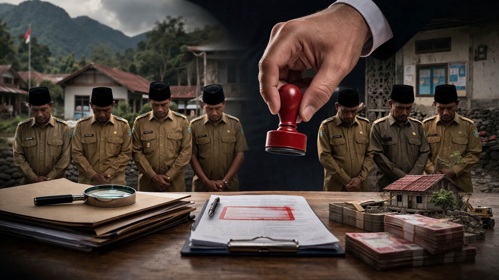 KEUCHIK ACEH BARAT DINONAKTIFKAN — Pemerintah Kabupaten Aceh Barat menonaktifkan tujuh keuchik terkait temuan dana desa di Aceh Barat, Senin (7/4/2026). Penonaktifan dilakukan setelah temuan audit mencapai Rp10,7 miliar. (foto/ilustrasi)